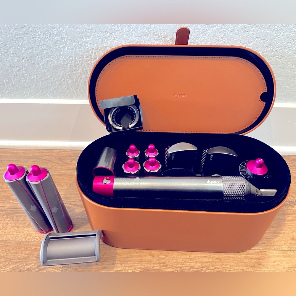 Dyson Airwrap Styler Complete with Extras! (Nickel/Fuchsia)